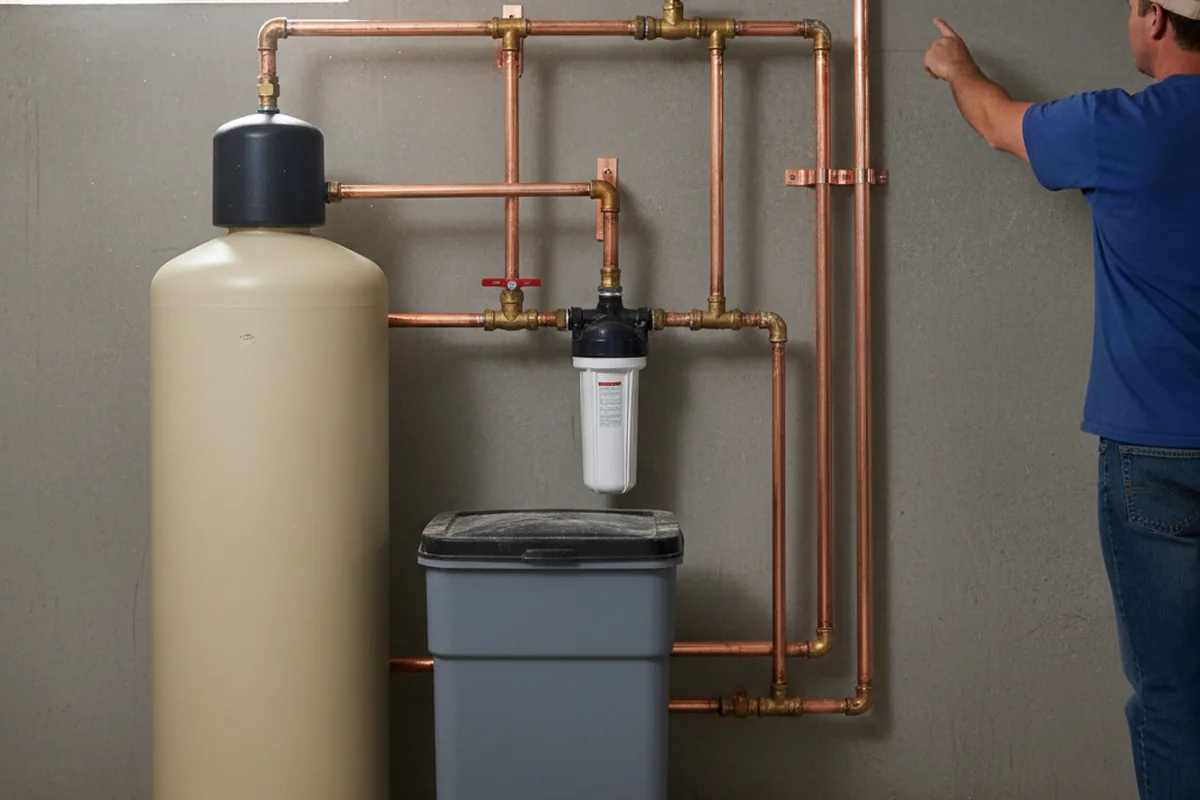 Whole-house water treatment system installed in Saint Ann