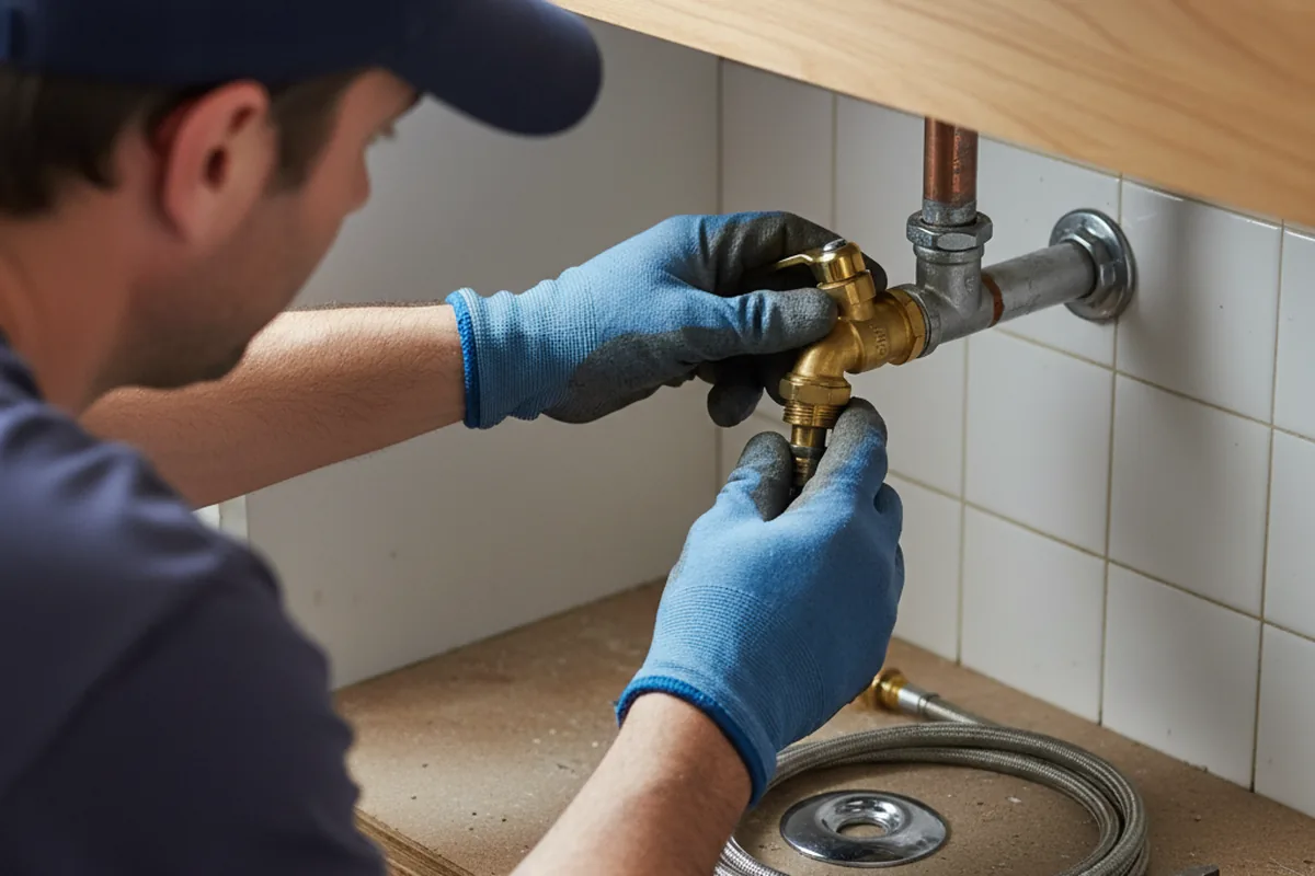 Shutoff valve and fitting work during Faucet and Fixture Repair in Saint Ann